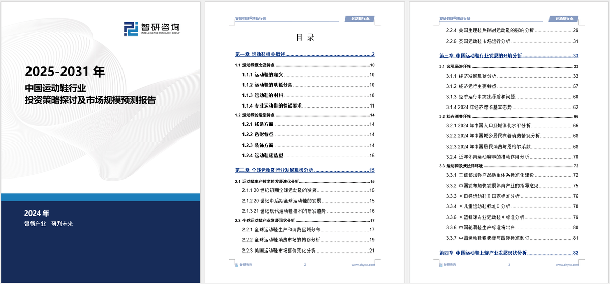资前景研究报告（2025-2031年）球盟会首页中国运动鞋行业发展现状及投(图2)